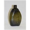 Image 1 : 5 1/4" PITKIN FLASK - DEEP OLIVE GREEN W/ PONTIL;