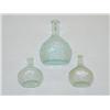 Image 1 : LOT (3) WOVEN BASKET COLOGNES - ALL AQUA, (2) W/ 