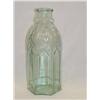 Image 1 : 13 1/4" AQUA CATHEDRAL PICKLE BOTTLE; 