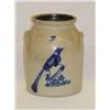 Image 1 : 2 GAL. JAR W/ BLUE BIRD ON STUMP DECORATION, UNMA