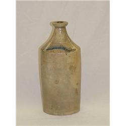 11 1/2" STONEWARE BOTTLE W/ RING LIP - JONES and