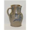 Image 1 : 11" PA 1 GAL. STONEWARE PITCHER W/ DOUBLE TULIP D