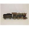 Image 1 : CAST IRON and PAINTED TIN LOCOMOTIVE and TENDER F