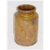 Image 1 : 19TH CENT. 10" NEW ENGLAND REDWARE STORAGE JAR W/