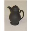 Image 1 : 9 1/2" BLACK BASALT COVERED COFFEE POT BY TURNER 