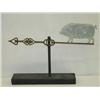 Image 1 : SMALL COPPER PIG WEATHERVANE W/ CAST IRON DIRECTI