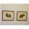 Image 1 : (2) COLORED ENGRAVINGS OF DOGS - COCKERS and SETT