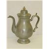 Image 1 : 19TH CENT. 12" AMERICAN PEWTER COFFEE POT SIGNED 