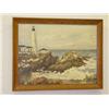 Image 1 : 20TH CENT. OIL ON ARTIST BOARD OF PORTLAND HEAD L