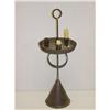 Image 1 : UNUSUAL 19TH CENT. TIN 3 CUP CANDLEABRA W/ WEIGHT