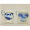 Image 1 : (2) VICT. FLOW BLUE SHAVING MUGS - ORMONDE and VI