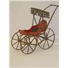 Image 1 : VICT. PAINT DECORATED DOLL STROLLER W/ SURRY TOP 