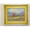 Image 1 : OIL ON ARTST BOARD - MEADOW LANDSCAPE W/ COWS SIG