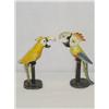 Image 1 : 2 PAINTED CAST IRON PARROT FORM BOTTLE OPENERS - 