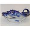 Image 1 : 11 1/2" LA BELLE CHINA BLUE AND WHITE HANDLED SER