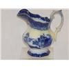 Image 1 : 5 1/2" FLOW BLUE CREAMER - SCENIC PATTERN - LIP C