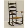 Image 1 : 18TH CENT. SAUSAGE TURNED LADDER BACK ARM CHAIR R