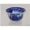 Image 1 : 6 1/4" FLOW BLUE WASTE BOWL - SCINDE PATTERN BY A