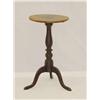 Image 1 : CHERRY QUEEN ANNE ROUND TOP CANDLESTAND IN OLD FI