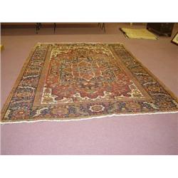 ROOM SIZE HERIZ PERSIAN CARPET (8 FT. 4" X 11 FT.