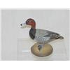 Image 1 : CARVED and PAINTED MINIATURE RED HEAD DRAKE DUCK 