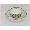 Image 1 : PEARLWARE HANDLELESS TEA CUP W/ FLORAL DECORATION