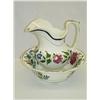 Image 1 : 19TH CENT. SIX COLOR FLORAL STICK SPATTER PITCHER