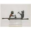 Image 1 : PAINTED CAST IRON BEAR and BLACK MAN DOUBLE HAMME