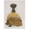 Image 1 : 20TH CENT. 32" BLACK CLOTH DOLL FROM NY STATE - I