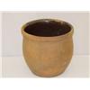 Image 1 : 7 1/2" INTERIOR GLAZED REDWARE POTTERY CROCK - 3"