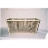 Image 1 : WINDSOR STYLE BASKET IN WHITE PAINT, IMPERFECTION