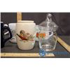 Image 2 : (6) Coffee Mugs & 2 Sugars - Fireking, Saskatchewan, R.C.M.P., Pool, Saskatoon Police, etc.
