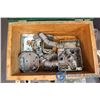Image 2 : Electrical Boxes and Contents in Wooden Box