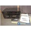 Image 1 : Denon Cassette Tape Deck and Stereo CD Player