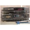 Image 2 : Denon Cassette Tape Deck and Stereo CD Player