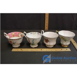 (4) China Tea Cups - Royal Albert