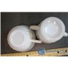 Image 3 : (2) FireKing Milk Glass Cups