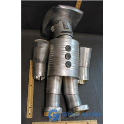 Fold Art Cowboy Made of Tins