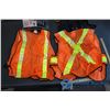 Image 4 : Tommy Co. Construction Belt, (2) Reflective Web Safety Vests & Caretek Lower Lumbar Back Support Bel