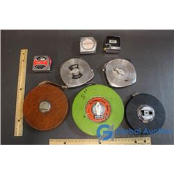 (4) 100ft Tape Measures & (4) Tape Reg. Measures