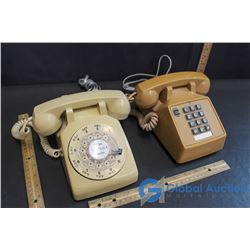 Rotary Phone & Push Button Phone