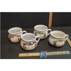 (4) Large Soup Bowls