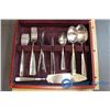 Image 2 : Swedish Steel Cutlery Set & Wooden Case