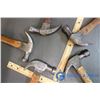 Image 3 : (5) Wooden Handled Hammers