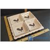 Image 1 : Rooster Serving Tray and Bowls
