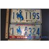 Image 1 : (2) Wyoming Plates
