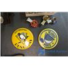 Image 2 : Stickers, Buttons, Vintage Imperial Christmas Candle Holders, Meat Grinder, Gopher Trap