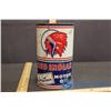 Image 2 : Red Indian Motor Oil 1 Quart Tin - Empty