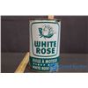 Image 2 : White Rose Motor Oil 1 Quart Tin - Empty