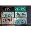 Image 1 : Saskatchewan 60's, 70's, 1995 License Plates (6)